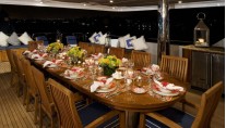 Yacht LADY JOY -  Bridge Deck Al Fresco Dining